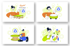 10 Upcycled Interior Design Illustration Product Image 2