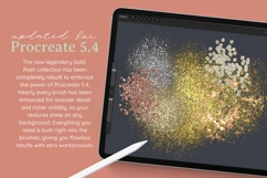 Gold Rush - Glitter and Foil Brushes for Procreate Product Image 3