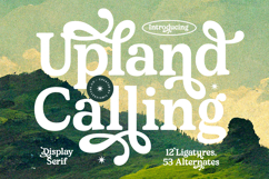 Upland Calling - Display Serif Font Product Image 1