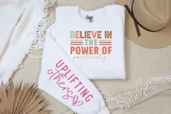 Believe In The Power Sleeve SVG, Inspirational SVG Design Product Image 2