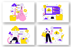 10 Upload Document Illustration Product Image 3