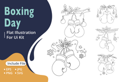Boxing Day illustration Product Image 1