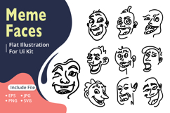 Cartoonish Face Meme Product Image 1
