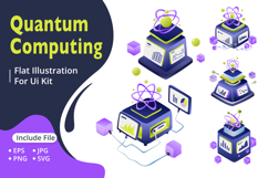 Futuristic quantum computing Product Image 1