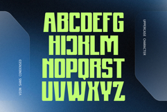 Vion - Modern Condensed Extrude Logo Font Product Image 5