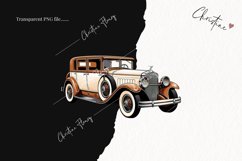 Vintage Goth Vintage Car Clipart | Halloween PNG Product Image 2