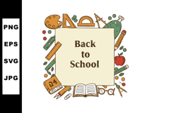 School Supplies and Back to School Education Tools Vector Il Product Image 1