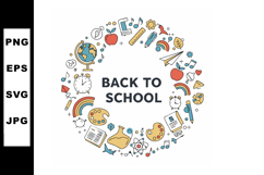 Back to School Education Supplies and Learning Tools Vector Product Image 1