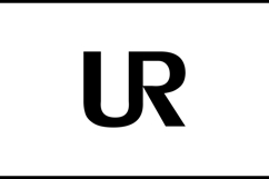 UR letter logo design. UR Product Image 1