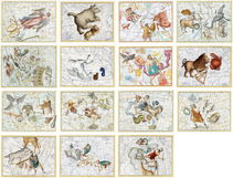 15 Astronomy Illustrations from 19th Century Astrology Maps Product Image 2