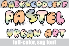 Urban Art Pastel Color Font Product Image 1
