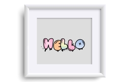 Urban Art Pastel Color Font Product Image 3