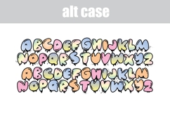 Urban Art Pastel Color Font Product Image 5