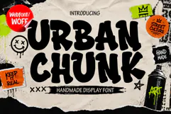 Urban Chunk - Awesome Graffiti Webfont Product Image 1
