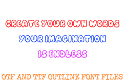 Urban Comic Font Cartoon Doodle Lettering ABC OTF Type Product Image 3