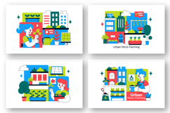 10 Urban Micro Farming Illustration Product Image 3