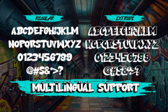 Urban Gear | 3D Layered Graffiti Webfont for Street Impact Product Image 2