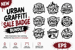 Urban Graffiti Promo Badge Bundle Messy Badge Promo Drip Product Image 1