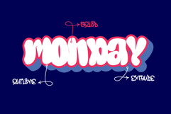 Urban Knots | 3D Chubby Layered Graffiti Font Product Image 3
