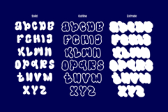 Urban Knots | 3D Chubby Layered Graffiti Font Product Image 6