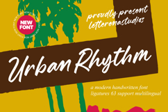Urban Rhythm - Modern Handwritten Font Product Image 1