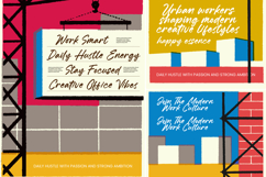 Urban Rhythm - Modern Handwritten Font Product Image 2