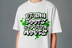 Urban Roots Stylish Moves Graffiti Streetwear Typography SVG Product Image 3