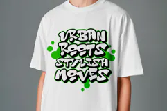 Urban Roots Stylish Moves Graffiti Streetwear Typography SVG Product Image 3