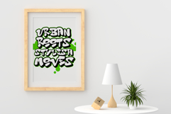 Urban Roots Stylish Moves Graffiti Streetwear Typography SVG Product Image 4