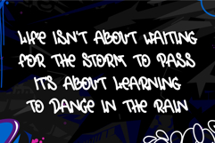 Urban Stroke - Natural Monoline HAndwritten Graffiti Font Product Image 2