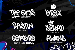 Urban Stroke | Monoline Handwritten Graffiti Webfont Product Image 5