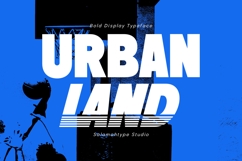 Urban Land - Modern Bold Font Product Image 1