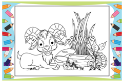 Coloring Cute Animal Cartoon For Kids Product Image 15