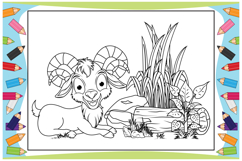 Coloring Cute Animal Cartoon For Kids Product Image 16