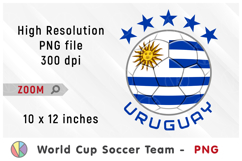 Uruguay National Team Soccer Ball. World Cup 2026 Product Image 1