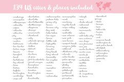 us cities and destinations instagram icons