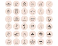 us cities travel instagram highlight covers