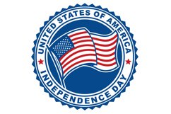 US Independence Day Emblem Product Image 1