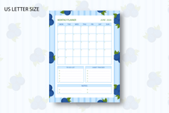Blueberry Monthly Planner Template for June 2026 Product Image 3