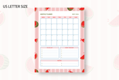 Watermelon Monthly Planner Template for May 2026 Product Image 3