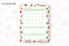 Summer Monthly Planner Template for June 2026 Product Image 3