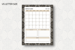 Monthly Planner Template for May 2026 with ogee pattern Product Image 3