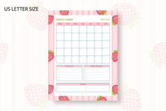 Strawberry Monthly Planner Template for May 2026 Product Image 3