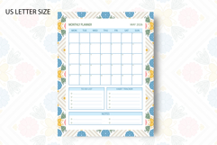 Folk Flower Monthly Planner Template for May 2026 Product Image 3