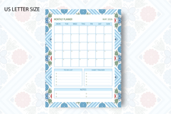 Folk Flower Monthly Planner Template for May 2026 Product Image 3