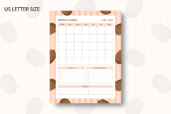 Kiwi Monthly Planner Template for June 2026 Product Image 3