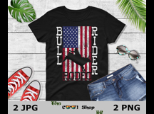 US Rodeo Png, American Bull Rider Png, Bull Riding Png Product Image 2