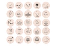 us states instagram highlight icons