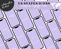us states instagram story icons
