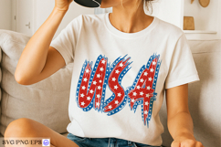 4th of July USA Hand-drawn PNG SVG T-shirt Design Product Image 2